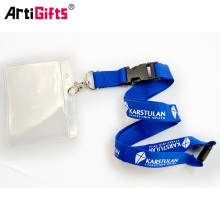 Hot sell printed cheap tube lanyard with work id card holder